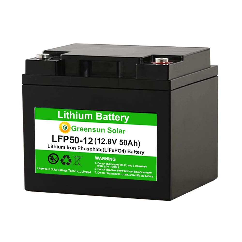 5 Years Warranty Lifepo4 Car Battery 12V 50Ah Deep Cycle Lithium Battery 100Ah 200Ah