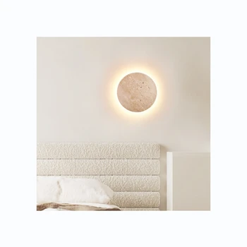 B3650 Travertine festival decorative light lamp for living room hotel wall sconce home dining lamp creative bedroom bedside