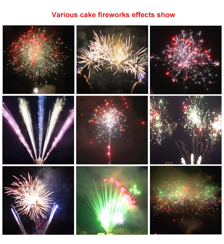 100 200 600 Shots Cake Fireworks Type And Christmas Occasion Big Cake ...