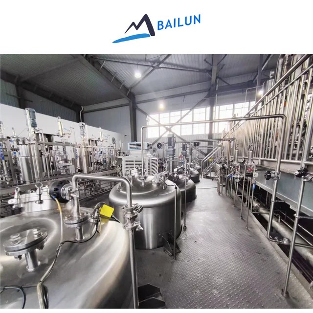 EU Standard High Quality 20K Liters Stainless Steel Industrial Bioreactor 3 Seeding Tanks 9 Feeding Pressure Vessel Engine PLC