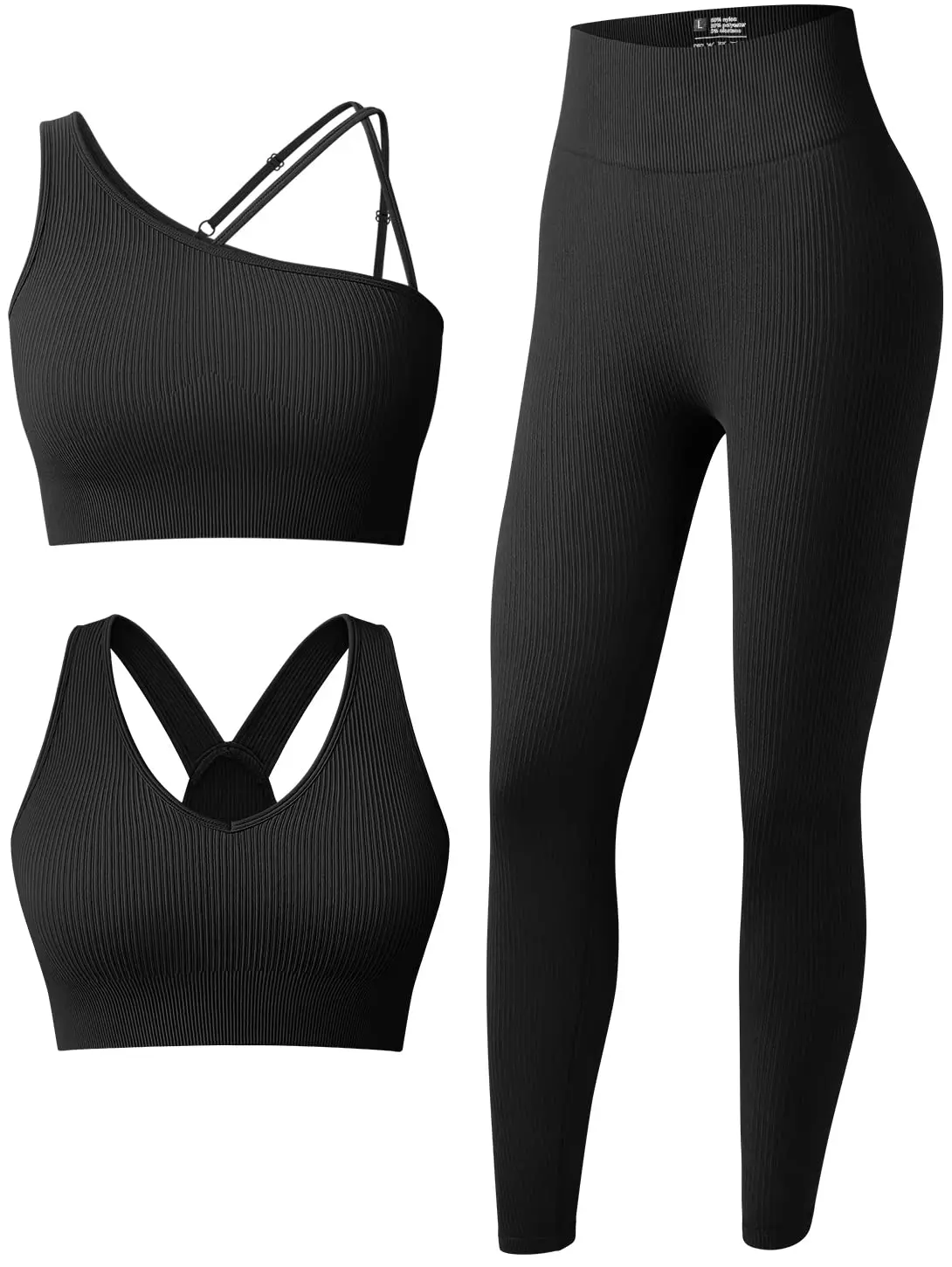 Custom Women Comfortable Yoga Wear 1x6x Lady Workout Clothing Sets