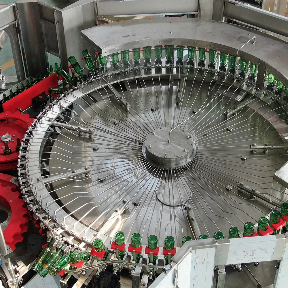 Высокоскоростная автоматическая машина для розлива пива в бутылки