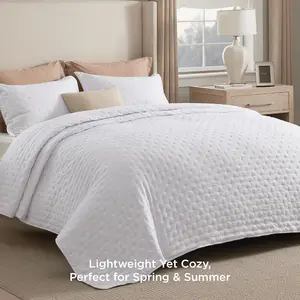 Microfiber Bedspreads Embossed Bedspread Set king Size for Customized Business