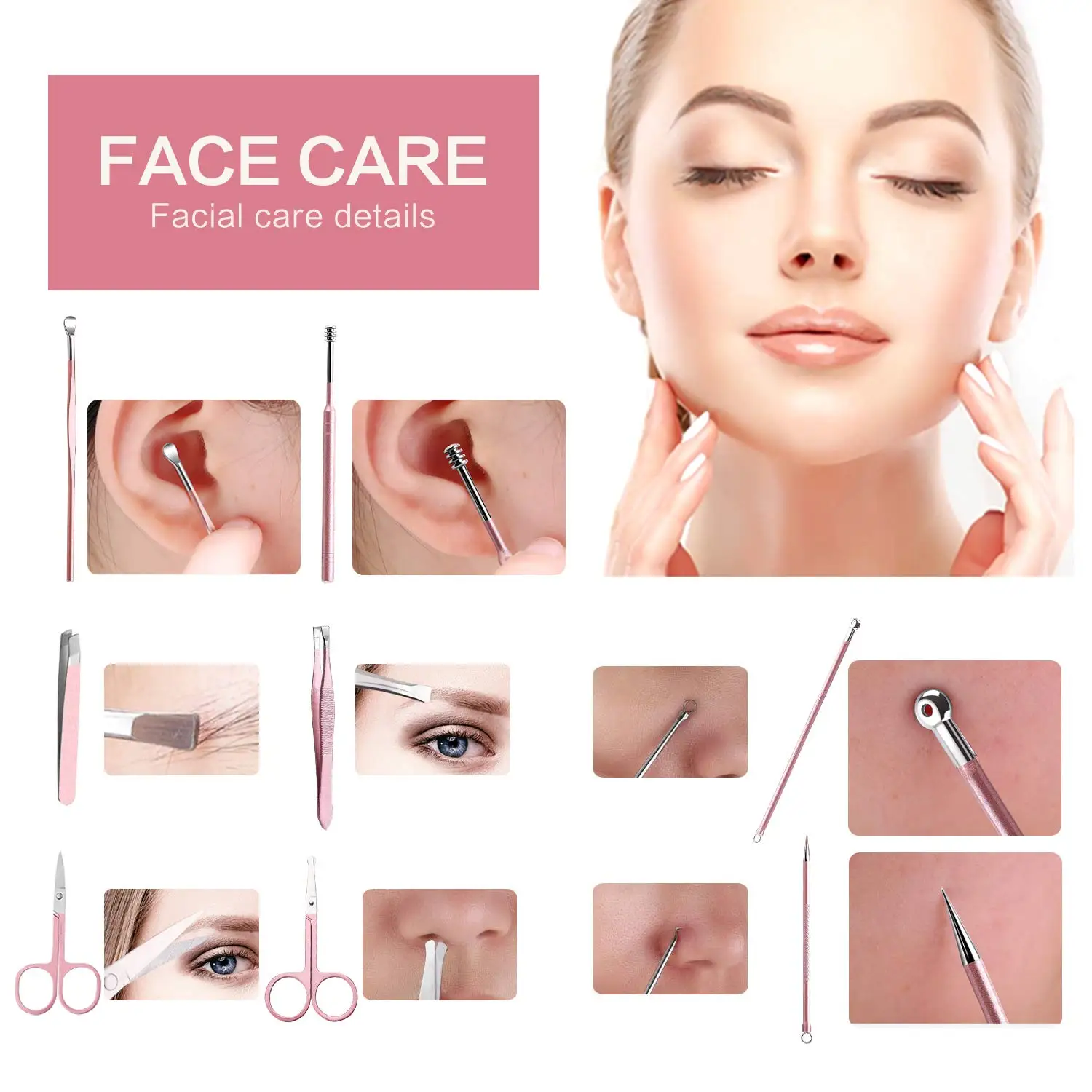 Кусачки для ногтей Педикюр Набор 26 в 1 маникюрный набор профессиональный маникюрный набор для педикюра и маникюра и педикюра, фрезер инструменты