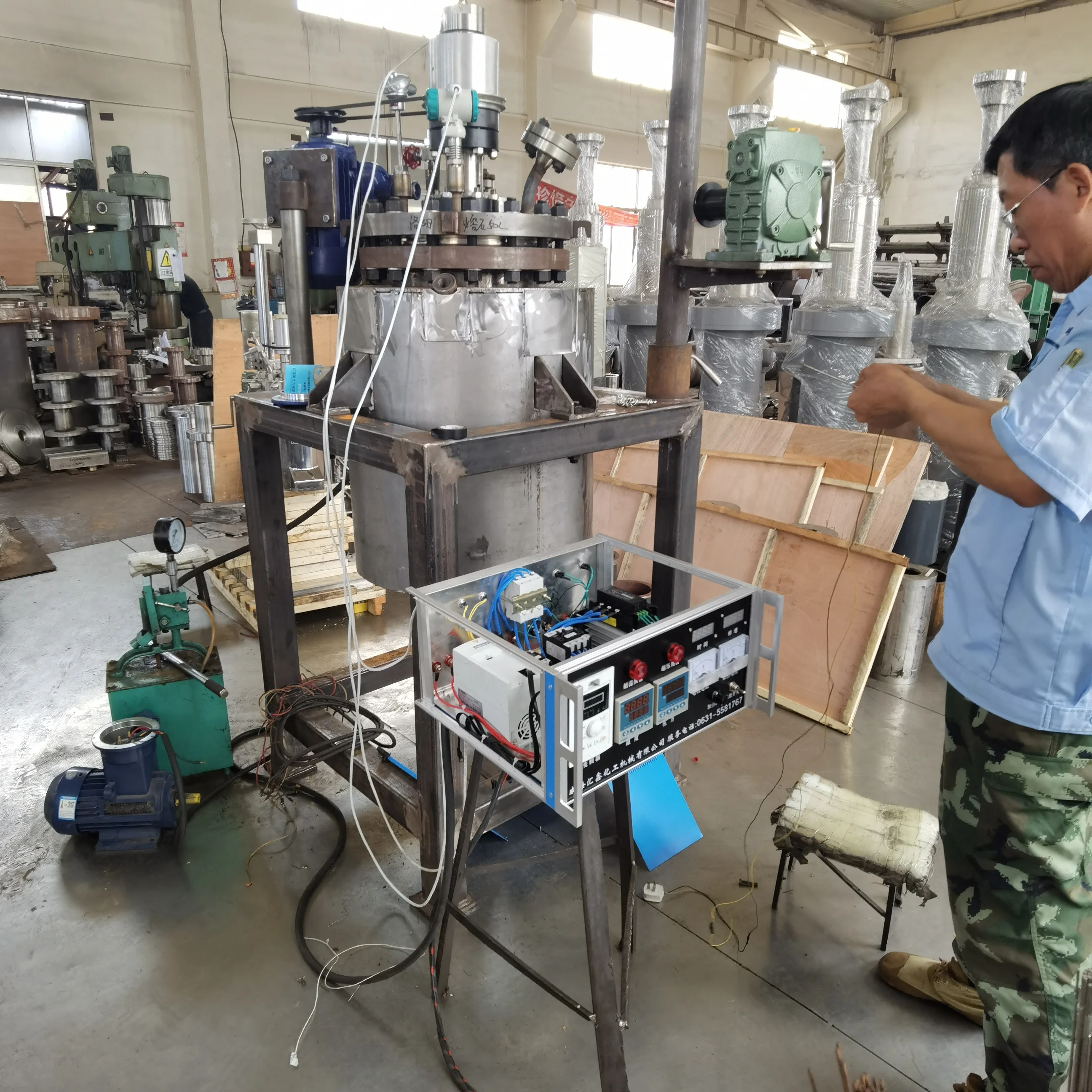 Cheap Sale 50L pilot Scale Small Production High Pressure Hydrogenation Reactor