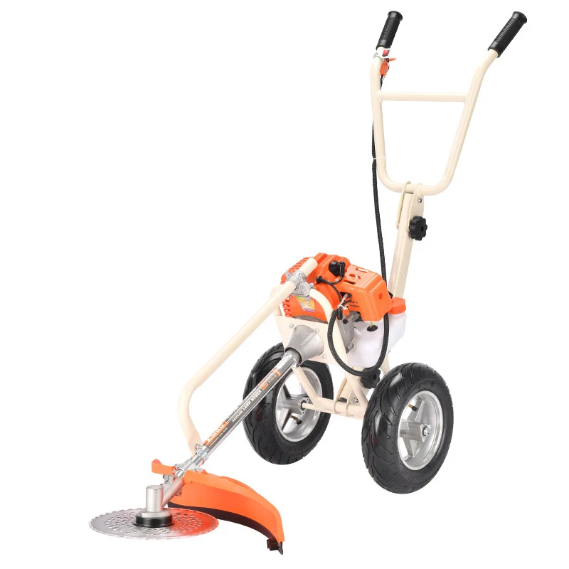 Large Power Multifunctional Hand-Pushed Farm Soil Ditcher Petrol-Driven  2-Stroke Industrial Grade Features Grass Brush Cutter