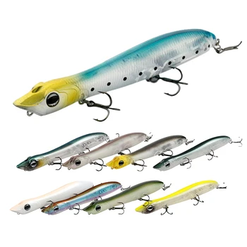 Cheery 8 Colors Still Water Fishing Walk the Dog Fishing Lure Floating Action Pencil Lure 125mm 17.5g Hard Lure for Bass Trout – Pencil – view 2