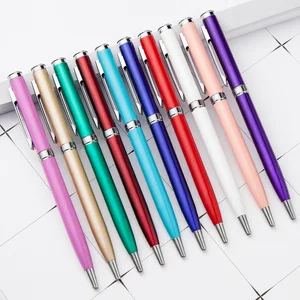 Wholesale High-Quality Metal Luxury Promotional Ballpoint Pens Advertising Pens with Custom Logo for Corporate Branding Gifts