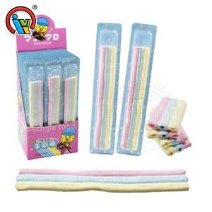 Custom Long Stick Marshmallow Candy with Jam Filling