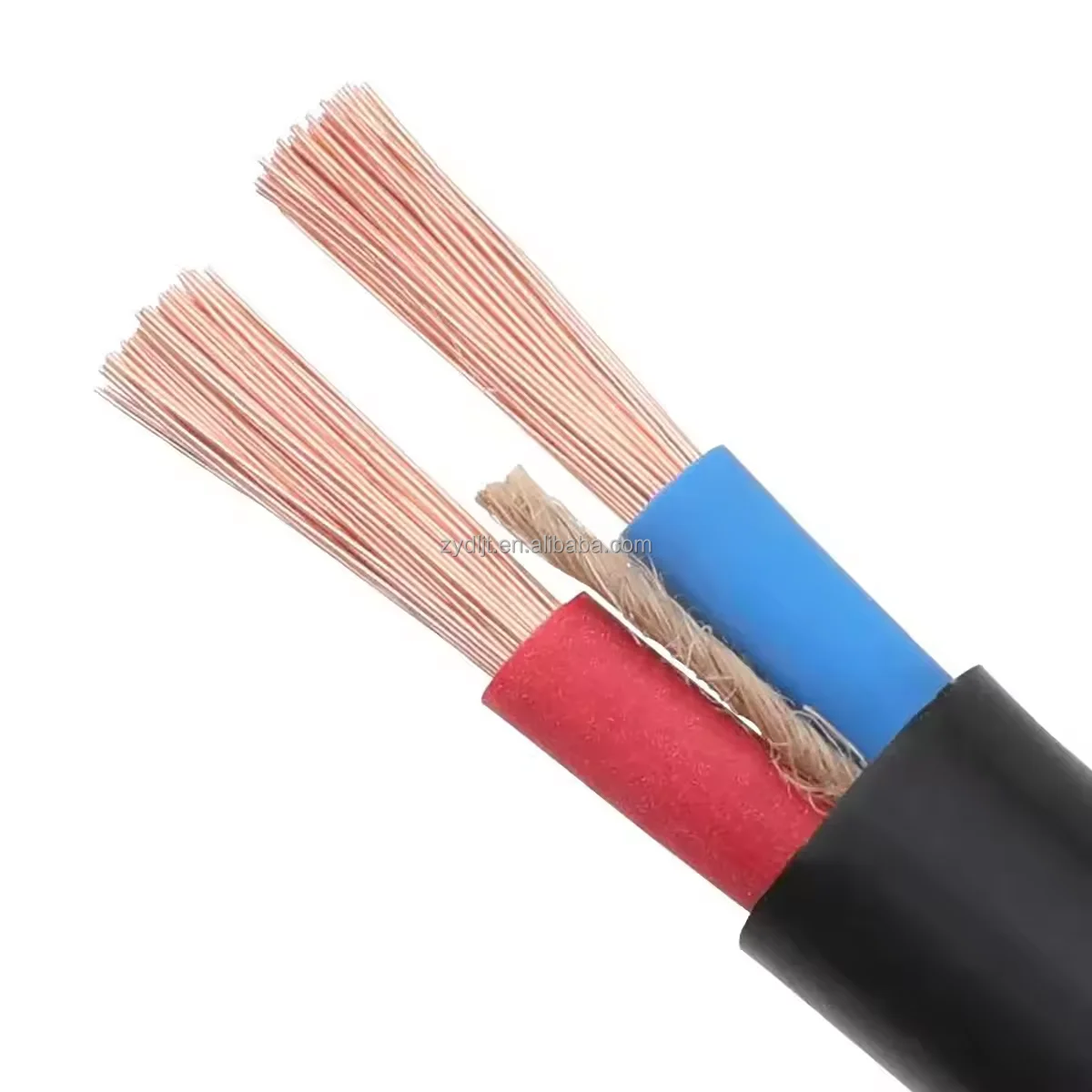 CE CCC Gro&szlig;handel Kabel und Draht 3-adriges 1,5mm flexibles Kupferkabel RVV H05vv-f 3-adriges Kabel