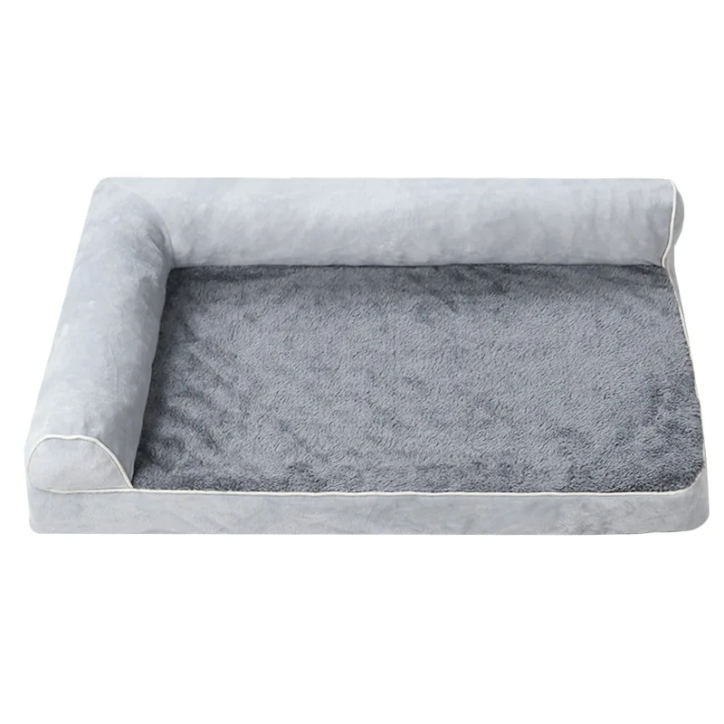 Neck Guard Velvet Pet Sofa Bed — Product details 1