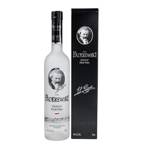 TOP Premium Good Price Paderewski Vodka Expensive Appearance 500 ml Glass Bottles Packaging Vodka Alcohol