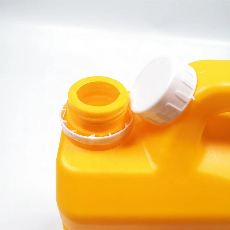 5 Liter Oil Lubricant HDPE Empty Plastic Bottle Plastic Jerry Can