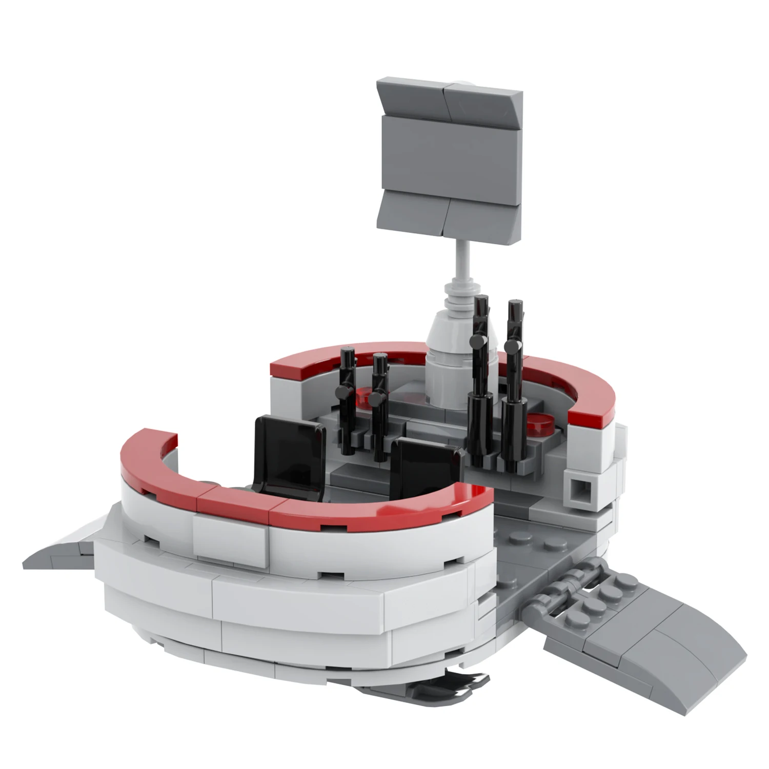 MOC2110 Space Wars Clone Operations Command Station MOC Stormtrooper Diy  Building Block Sets Models Toys for Kids 207PCS