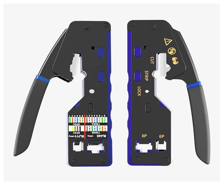 Rj45 Crimping Tool Easy To Use For Cat5e Cat6 Cat3 Multi Unction