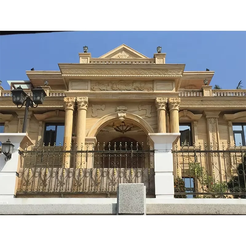 product natural yellow sandstone tiles design cut to size luxury villa exterior wall decor marble for outdoor floor tiles-3