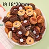 Pelo al azar mezclado de la serie de la galleta de la oblea de chocolate (1)
