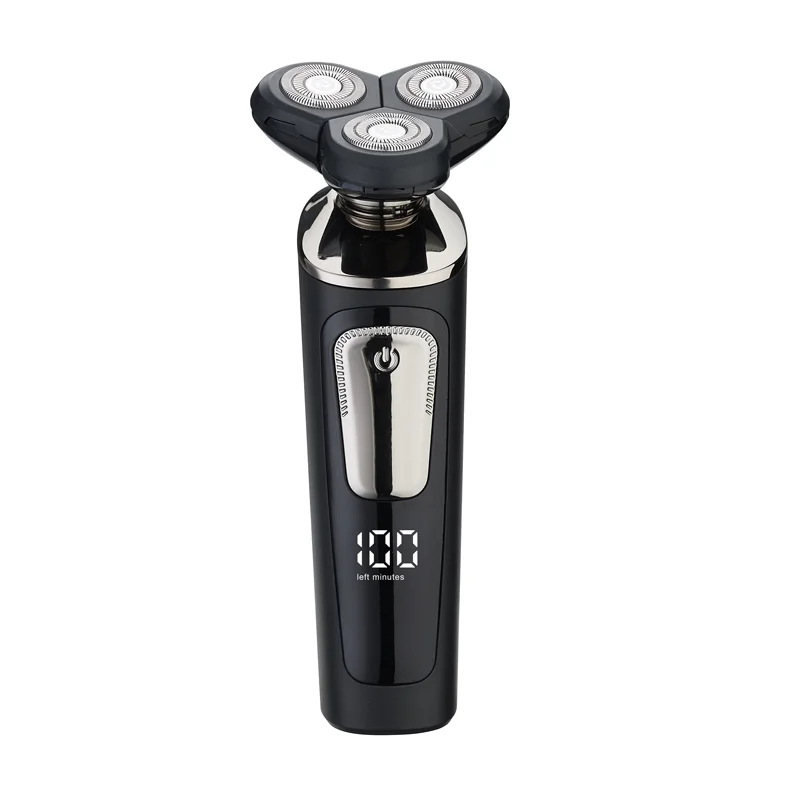 4 в 1 Amazon, Лидер продаж, устройство для удаления волос на лице, водонепроницаемая Вращающаяся бритва с USB, триммер для бороды, носа, волос, электробритва для мужчин