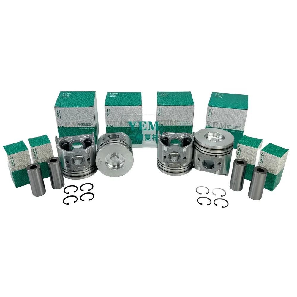 Piston With Pin for Komatsu 4D130 4D92 4D94 4D95 Industrial Engine Parts