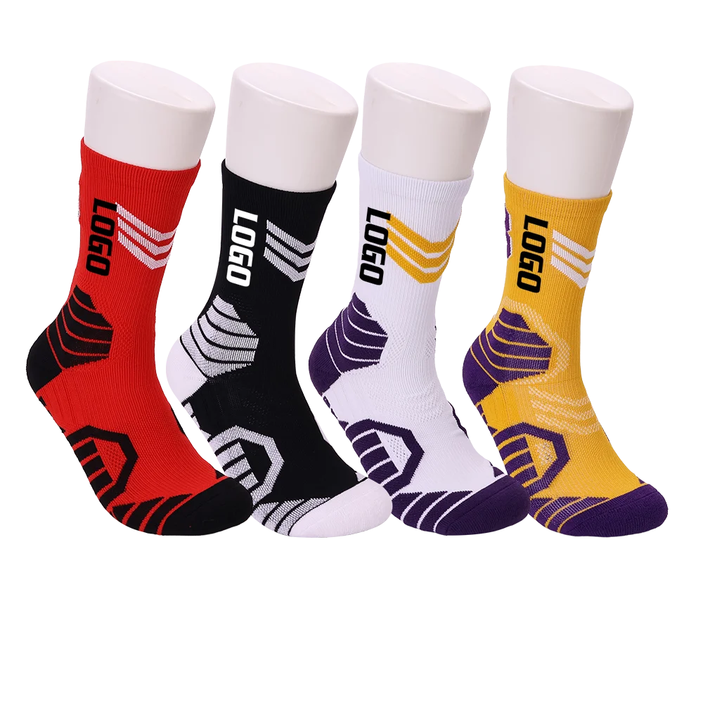 Socks Sample Free Samples Custom Basketball Socks Spring Season Custom Pattern Logo ...