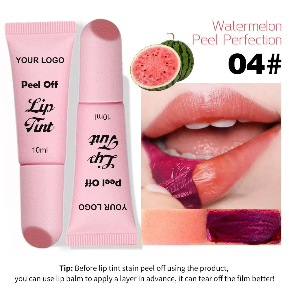 Fruit Red Make up Long-lasting Lip Gloss Beauty Best Seller Vegan Waterproof Lipstick Matte 24 Hours Lip Stain Peel Off Lipstick