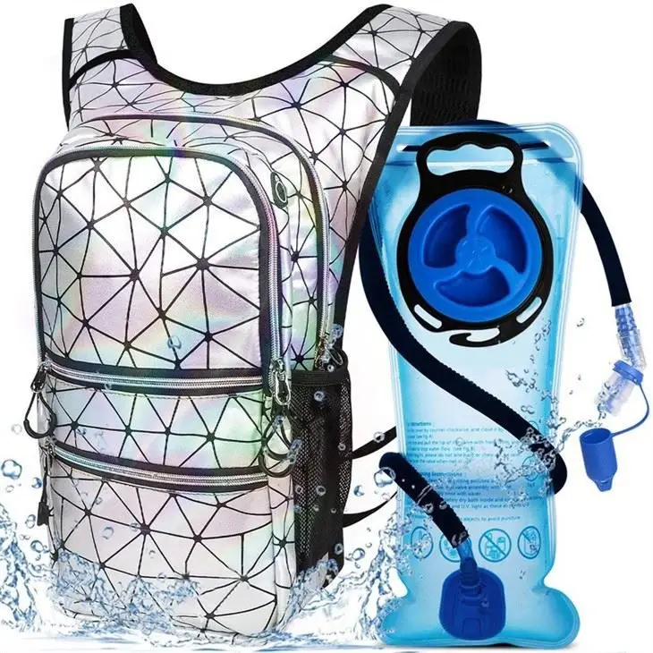 Music Festival Rave Backpack Lightweight Insulation Bag Laser Reflective Hydration  Pack - Buy Hydration Pack,Festival Rave Backpack,Rave Backpack Product on  