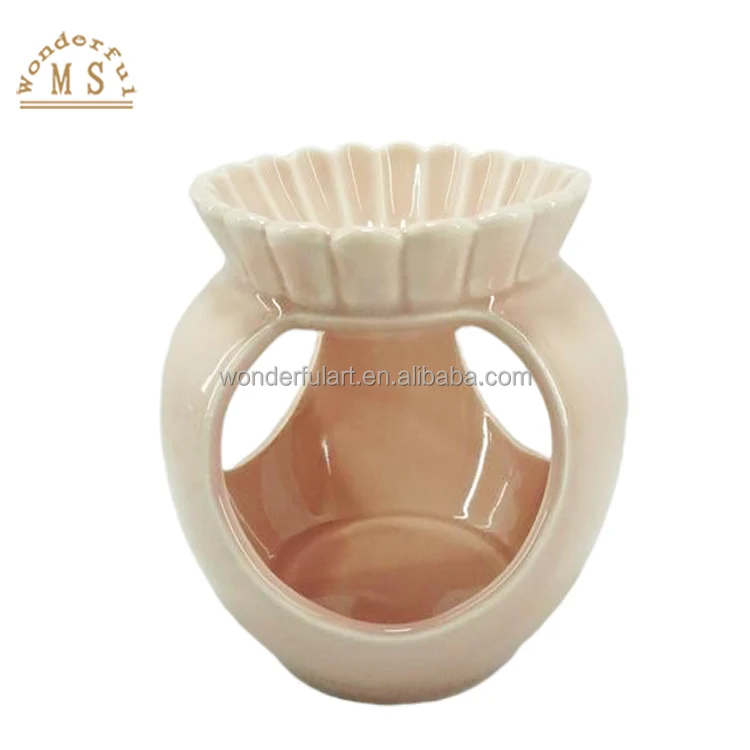 Assorted shape of porcelain incense wax burner ceramic aroma oil candle burner  fragrance diffuser candle furnace