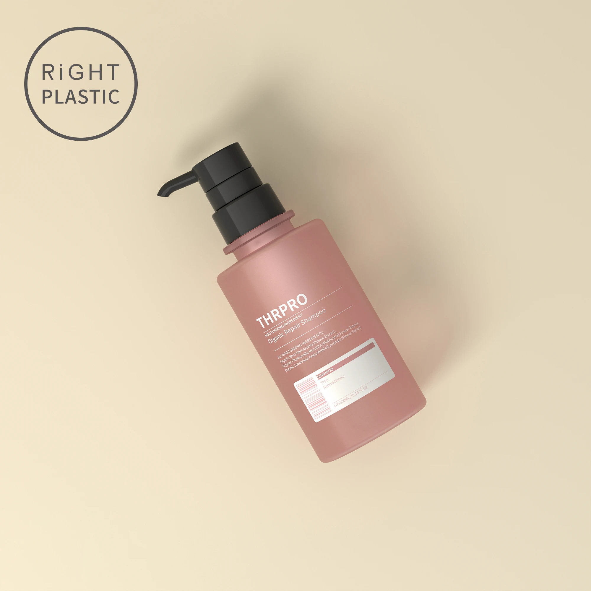 LTA 200ml 250ml 300ml 400ml 500ml Big Size Cosmetic Packaging Container Body Wash Shampoo Conditioner Lotion Bottle With Pump