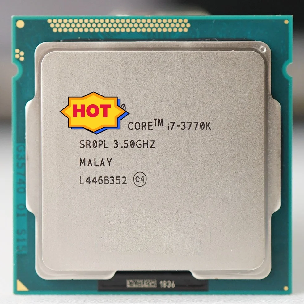 中古 Core i7-3770 (Ivy Bridge) 3.4GHz SR0PK LGA1155  Core i7-3770 (Ivy Bridge) 3.4GHz SR0PK LGA1155 中古 H6108 Ivy