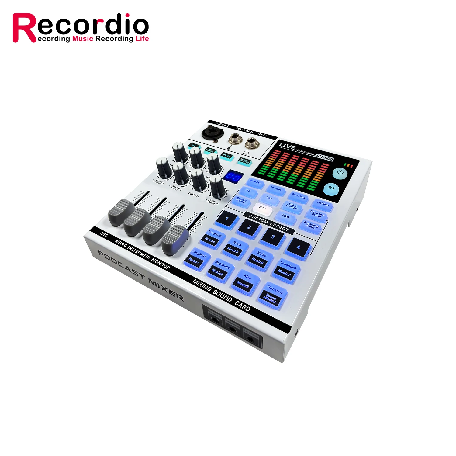 GAX-SN800 Recordio Live Sound Digital Mixer with BT Connectivity