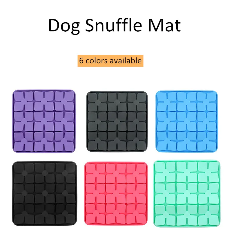 2023 New Silicone Dog Feeding Mat Slow Treat Puzzle Pet Dog Snuffle Mat