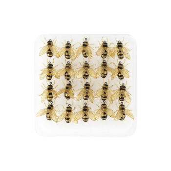 20pcs Silicone Simulation Bee Trout Fly Fishing Lure with Hook 40g Bionic Bait Soft Tackle Artificial Insect Fishing Tools – Soft Lure – view 5