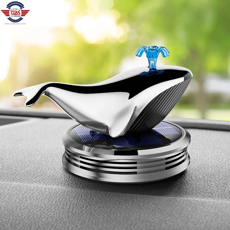 Vehicle Whale Model Simulation Modeling Aromatherapy Solar Perfume Car Air Fresheners Solar Car Fragrance