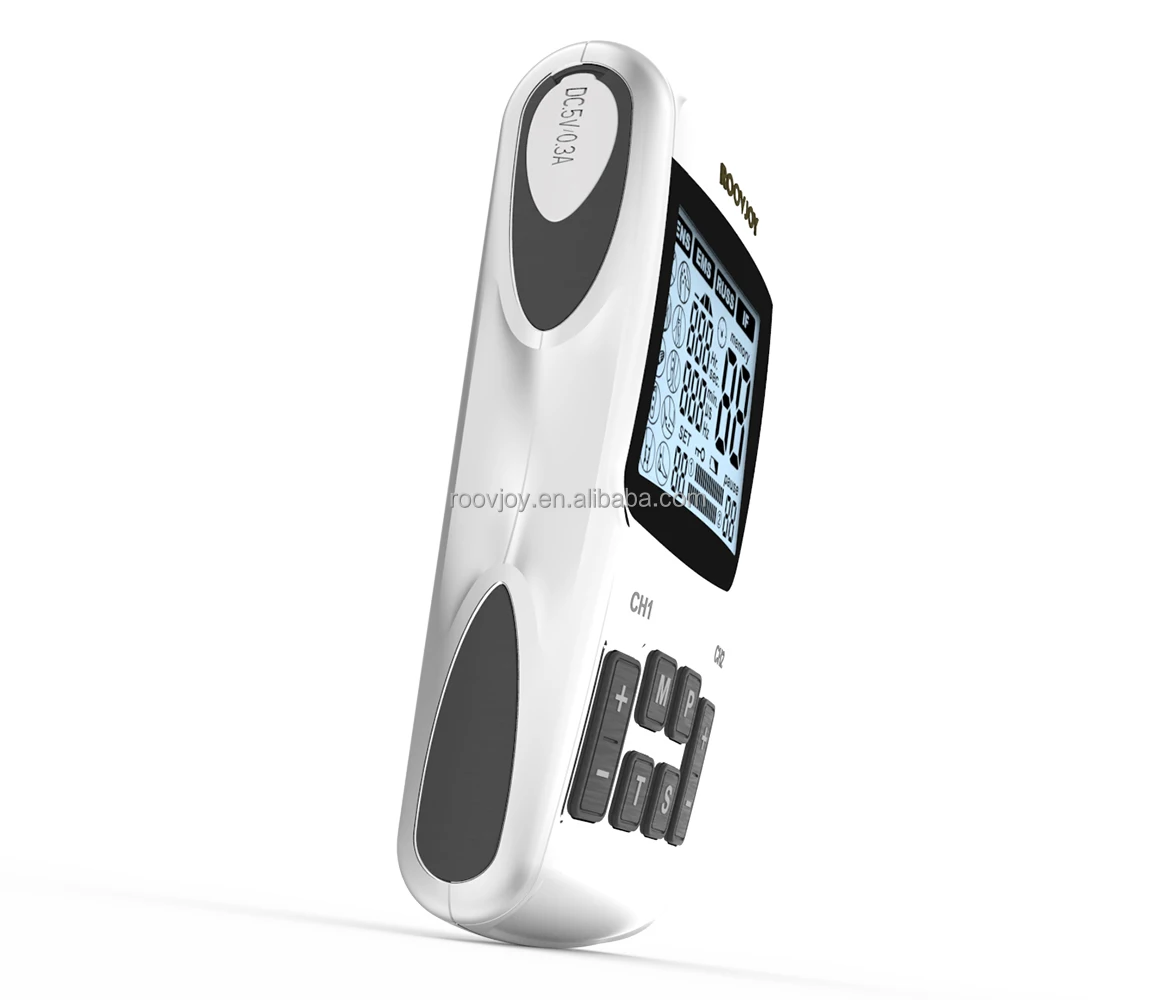 4 in 1 Portable Combo TENS Unit EMS Russian Stimulation Machine Electroshock Interferential Therapy Machine Tens Ems Pain Relief