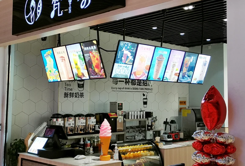 Aluminum Display Board Light Box Cafe Box Menu Led Advertising Menu