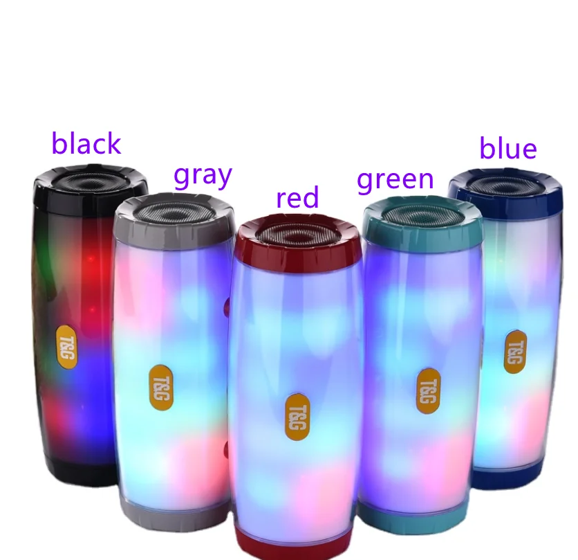 Hot sale high quality TG165 Led Light Smart Wireless Speaker outdoor waterproof BT speaker - ANKUX.COM