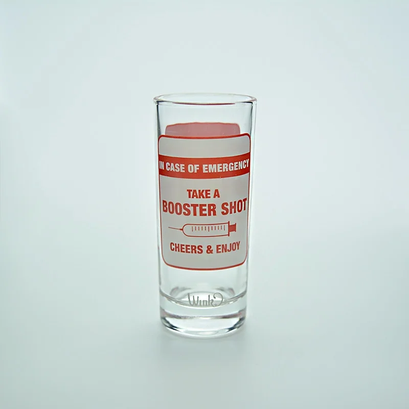 Wholesale Thick-bottomed Pen Holder Cup Straight Small Spirits Glass bar KTV Home Decorative Can Be Printed logo preview 3