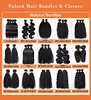 Human Hair Bundles & Closure & Frontal