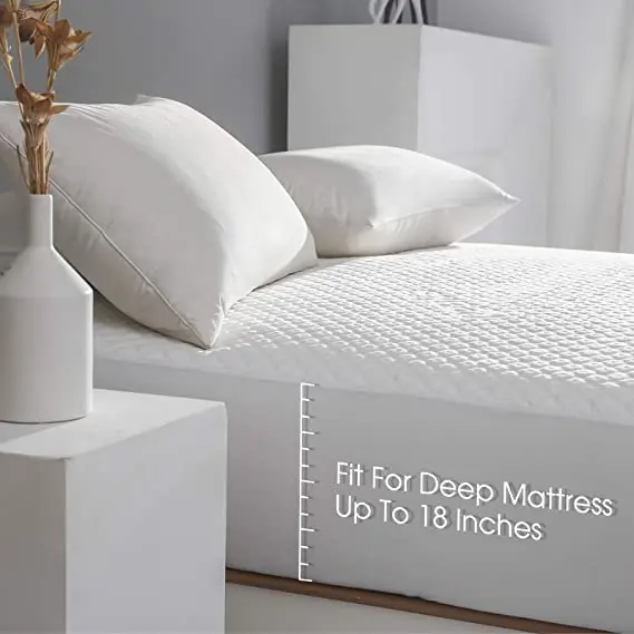 Bed Bug Protection Sheet Deep Pocket Waterproof Bamboo Mattress Cover for Bed for Home Use manufacture