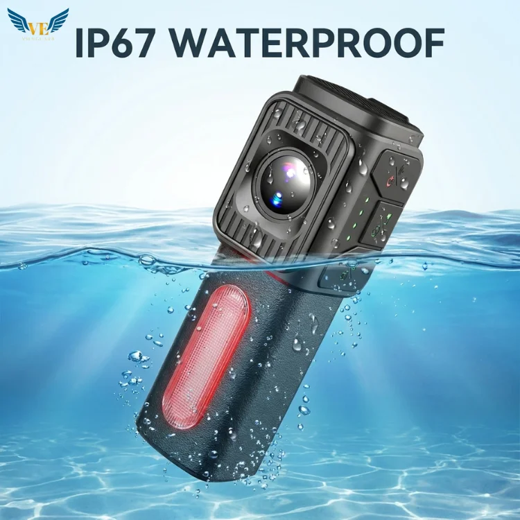 VIEVGUARB D2 Dash Cam Waterproof App Control Wide Angle IP67
