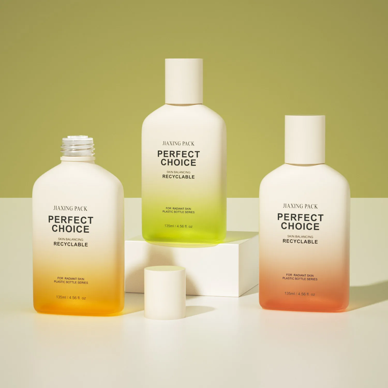 Portable Soft Touch Empty Plastic Baby Shampoo and Body Shower Gel Packaging Bottle Colourful