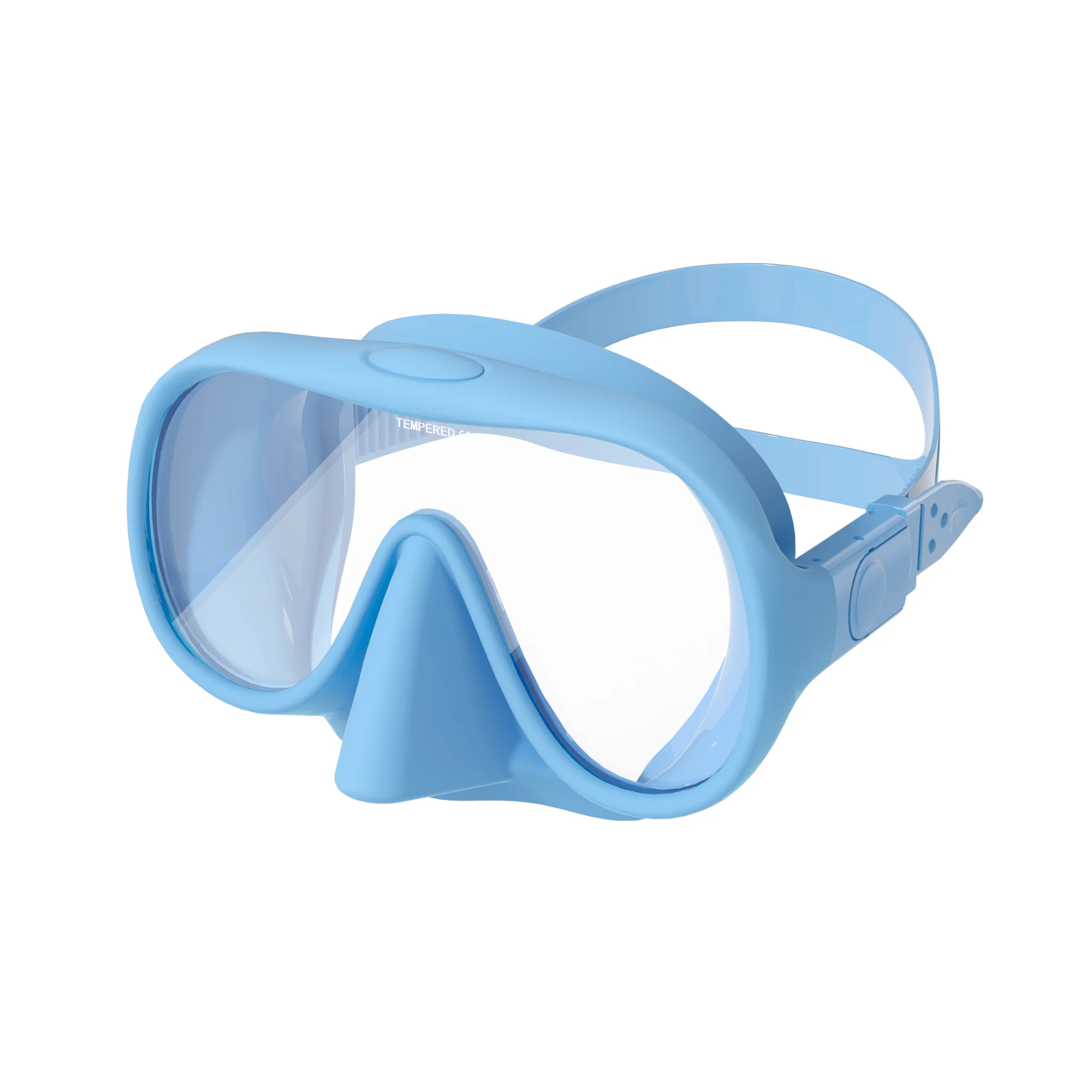 Factory ZMZ DIVE High Quality Goggles Anti Fog Film Scuba Diving Snorkeling Half Face Mask Customized Hot Item Scuba Diving Mask