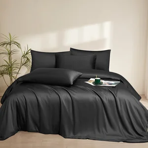 Silk Soft Smooth Bamboo Fabric Bedding Sheet Set Woven with Simple Style for Australia's Comfortable Sleep