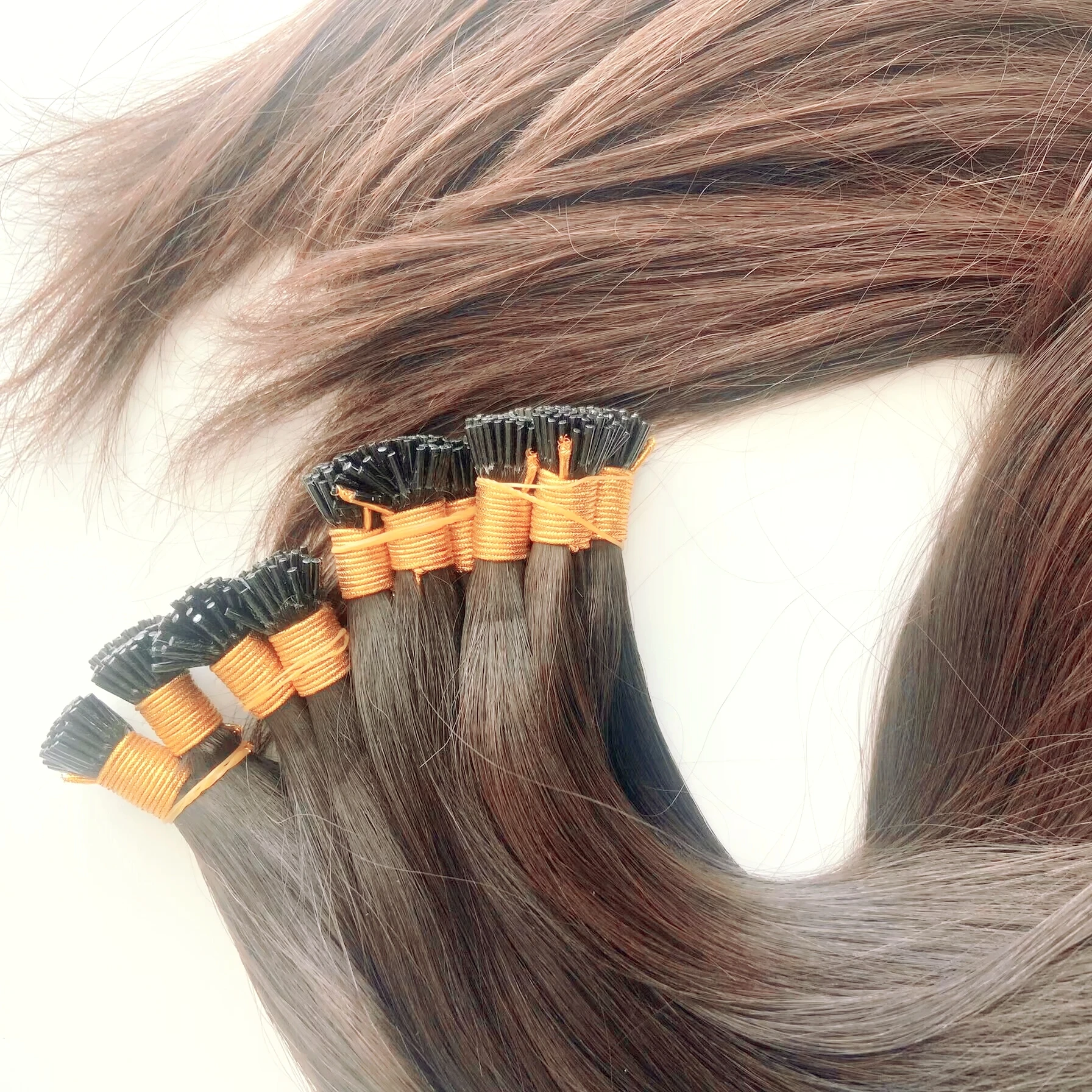 Nauture Blond Raw Virgin Cuticle Aligned Hair Natural Wave Fea Tip Hair Extensions