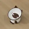 Gato siamés negro - Cuenco de comida