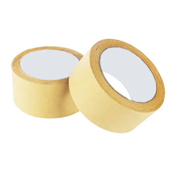 Logo Printed Water Activated Non Adhesive Kraft Paper Tape Biodegradable Gummed Paper Tape