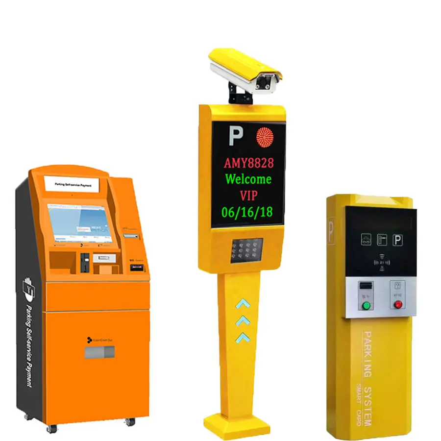 License Plate Recognition Self-service Toll Collection System Barrier Bar Parking Lot Entrance and Exit Equipment Smart Parking