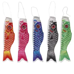 Bandiera A Vento A Forma Di Pesce Koi - 118 Cm, In Poliestere Colorato - Decorazione Giapponese Per Giardino, Patio, Parete