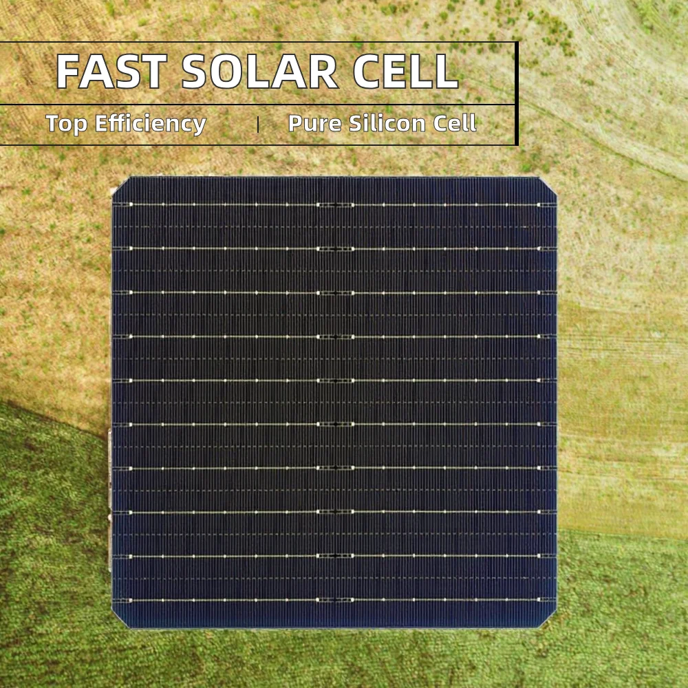 OEM 182*182mm PERC Solar Cell with Quick Delivery for 10BB Half Cell Solar Module and PV Module in Solar Panel