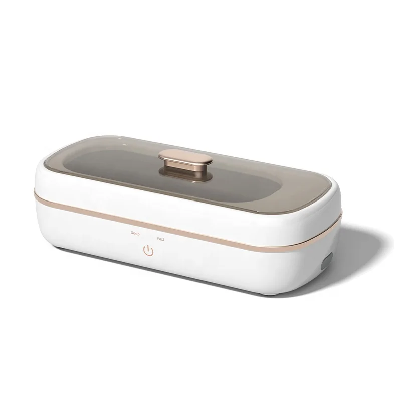 新デザイン 45kHz 超音波洗浄機 家庭用 グラス・義歯・ジュエリー対応